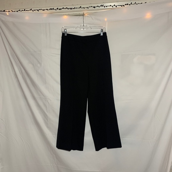 St. John caviar black slacks - Picture 1 of 3